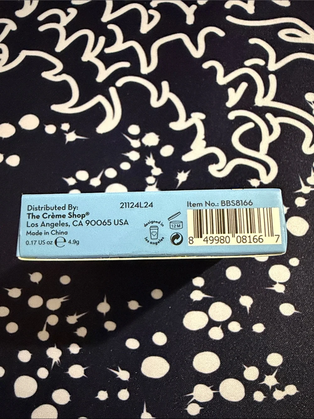 Creme Shop x BT21 Blueberry Bon Bon Shimmery Shadow Trio -